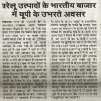 घरेलू उत्पादों के भारतीय बाज़ार में उत्तर प्रदेश के सामानों की बढ़ती मांग 