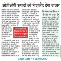 अब नीदरलैंड ओडीओपी उत्पादों हेतु बाज़ार उपलब्ध करवाएगा