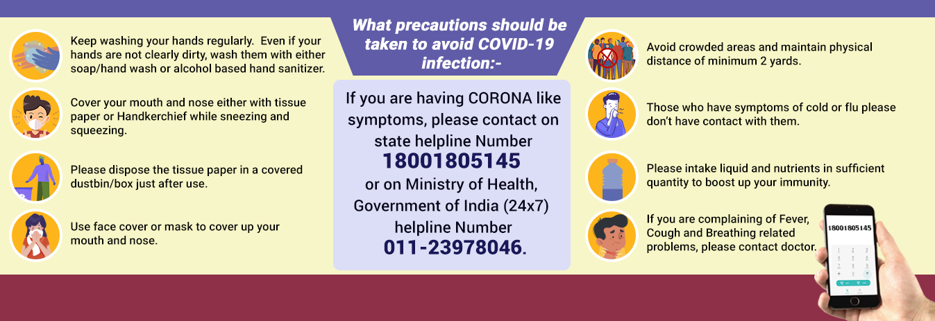 Methods to avoid COVID-19 infection